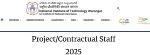 NIT Warangal Recruitment Now